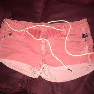 Peach G star shorts